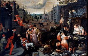 Febbraio dalla serie Le Stagioni, fine XVI o inizio XVII secolo