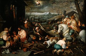Gennaio dalla serie Le Stagioni, fine XVI o inizio XVII secolo