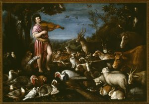 Orfeo incanta gli animali