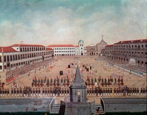Parata militare nella Piazza Reale di Rio de Janeiro da Leandro Joachim