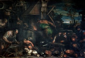 La fucina di Vulcano da Leandro da Ponte Bassano