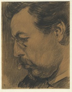 Ritratto di Leendert Adriaan Schilt da Leo Gestel (signed by artist)