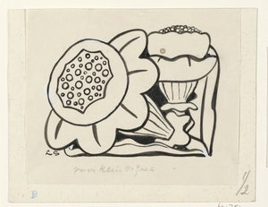 Due fiori da Leo Gestel (signed by artist)