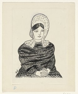 Donna in costume tradizionale