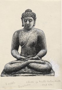 Buddha al Borobudur da Leo Gestel
