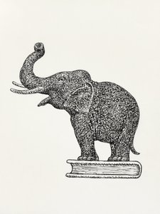 Elefante su un libro (1935-1936)