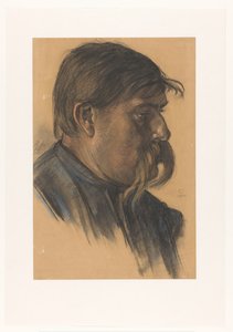 Testa di un lavoratore portuale da Leo Gestel