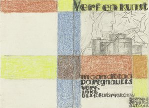 Maandblad Verf en Kunst van P.A. Regnault (Entwurf in Farbe) da Leo Gestel
