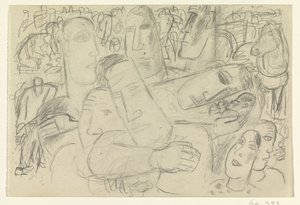 Persone, volti e un cavallo da Leo Gestel