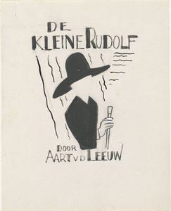 Progetto per una copertina di libro per: Aart van der Leeuw, Il piccolo Rudolf, 1930 da Leo Gestel