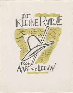 Progetto per una copertina di libro: Aart van der Leeuw, De kleine Rudolf, 1930 da Leo Gestel