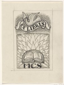 Progetto per un ex libris di MCS