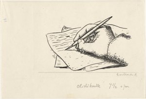 Mano che scrive da Leo Gestel