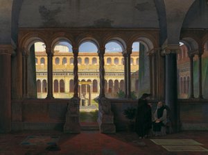 Il chiostro di San Giovanni in Laterano a Roma