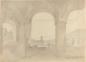 Panorama di Tivoli da una loggia da Leo von Klenze