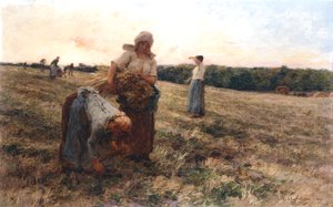 Spigolatrici al Tramonto, 1889 da Leon Augustin Lhermitte