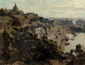 Granville, mattina, 1892 da Leon Augustin Lhermitte