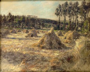 Covoni al tramonto, 1906