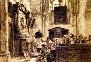 Il mese di Maria a Charteve: maggio da Leon Augustin Lhermitte
