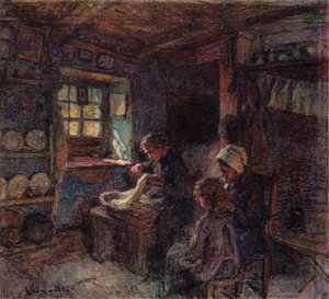 Les Dentellières, c. 1888 da Leon Augustin Lhermitte