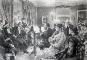 Il Quartetto o La serata musicale a casa di Amaury Duval, 1881