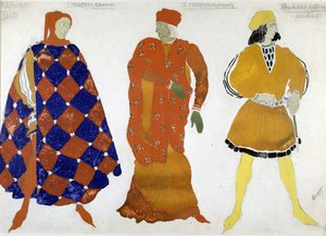 Costume di Bakst per "Il Martire di San Sebastiano" da Leon Bakst