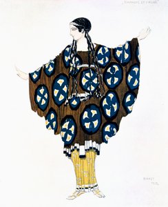 Costume per una produzione dei Ballets Russes di Ravel