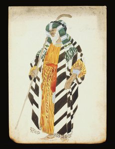 Costume per una ballerina da "Suite Arabe" da Leon Bakst
