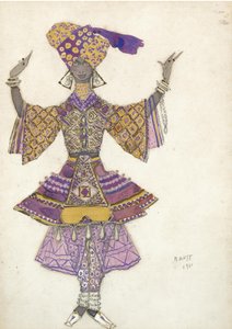 Costume per il balletto Il Dio Blu di R. Hahn