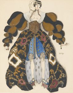 Costume per il balletto La Leggenda di Giuseppe di R. Strauss da Leon Bakst