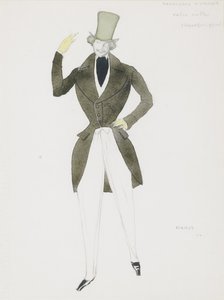 Costume per il balletto Carnaval di R. Schumann da Leon Bakst