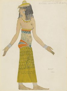 Costume per il balletto Hélène de Sparte di E. Verhaeren e D. de Séverac da Leon Bakst