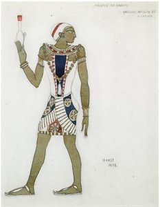 Costume per il balletto Hélène de Sparte di E. Verhaeren e D. de Séverac da Leon Bakst