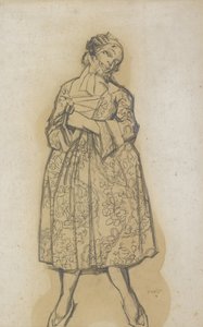 Costume per il balletto Les femmes de bonne humeur Le donne di buon umore, 1917