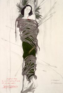Costume per la ballerina Ida Rubinstein, 1911 da Leon Bakst