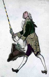 Costume per Rinaldo, da Le Signore Allegre da Leon Bakst