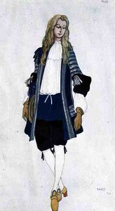 Costume per il Paggio Blu, da Aladino da Leon Bakst