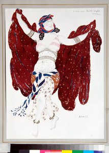 Costume di ballerina per il balletto Cleopatra dei Ballets Russes da Leon Bakst