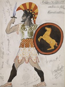Design per il costume di Pollux in 