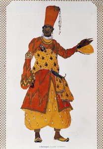Eunuco, costume per il balletto Scheherazade da Leon Bakst
