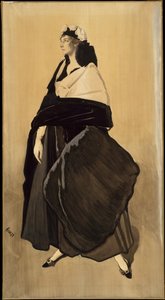 Ida Rubinstein - Ritratto della danzatrice russa Ida Rubinstein da Leon Bakst