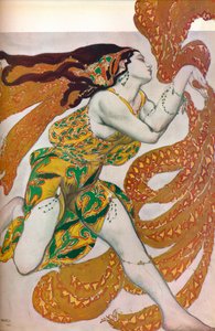 Narciso: Una Baccante. Costume per la danza Narciso, 1911 da Leon Bakst