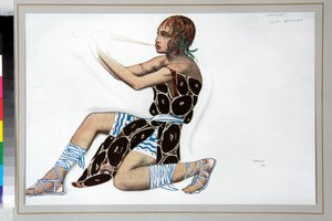 Narciso, costume disegnato da Leon Bakst