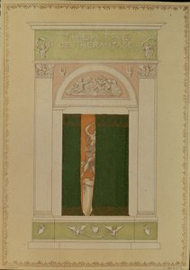 Copertina del programma per il balletto contemporaneo, 1902 da Leon Bakst