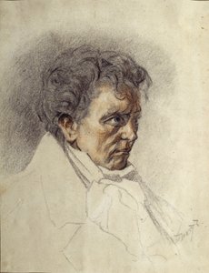 Ritratto di Ludwig van Beethoven (1770-1827) da Leon Bakst