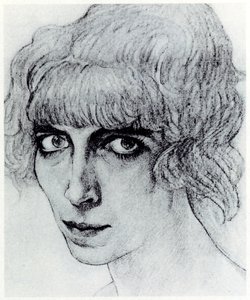 Ritratto della Marchesa Luisa Casati da Leon Bakst