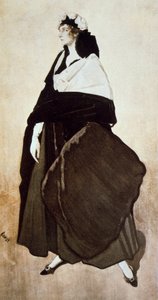 Ritratto della ballerina e mecenate Ida Rubinstein da Leon Bakst