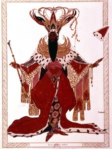 Richard Strauss "La Leggenda di Giuseppe" Opera di Parigi, Maggio 1914. Costume di Leon Bakst da Leon Bakst