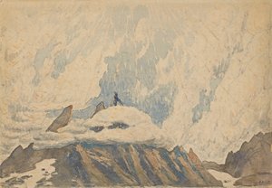 Scenografia per il balletto La dannazione di Faust di Hector Berlioz, primi anni 1920 da Leon Bakst