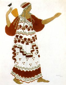 Il pomeriggio di un fauno di Claude Debussy, costume di Léon Bakst da Leon Bakst